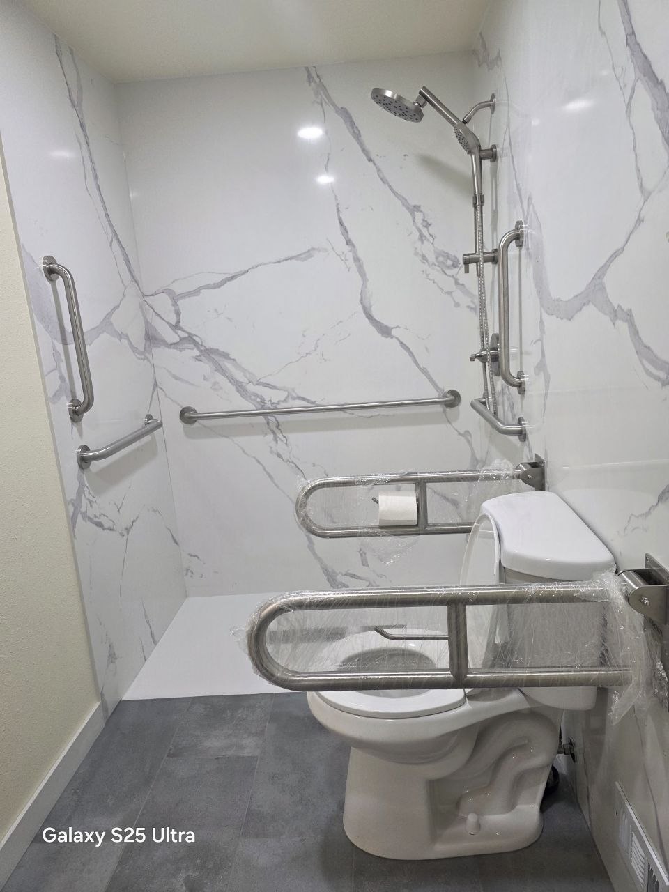 Accessible bathroom and shower