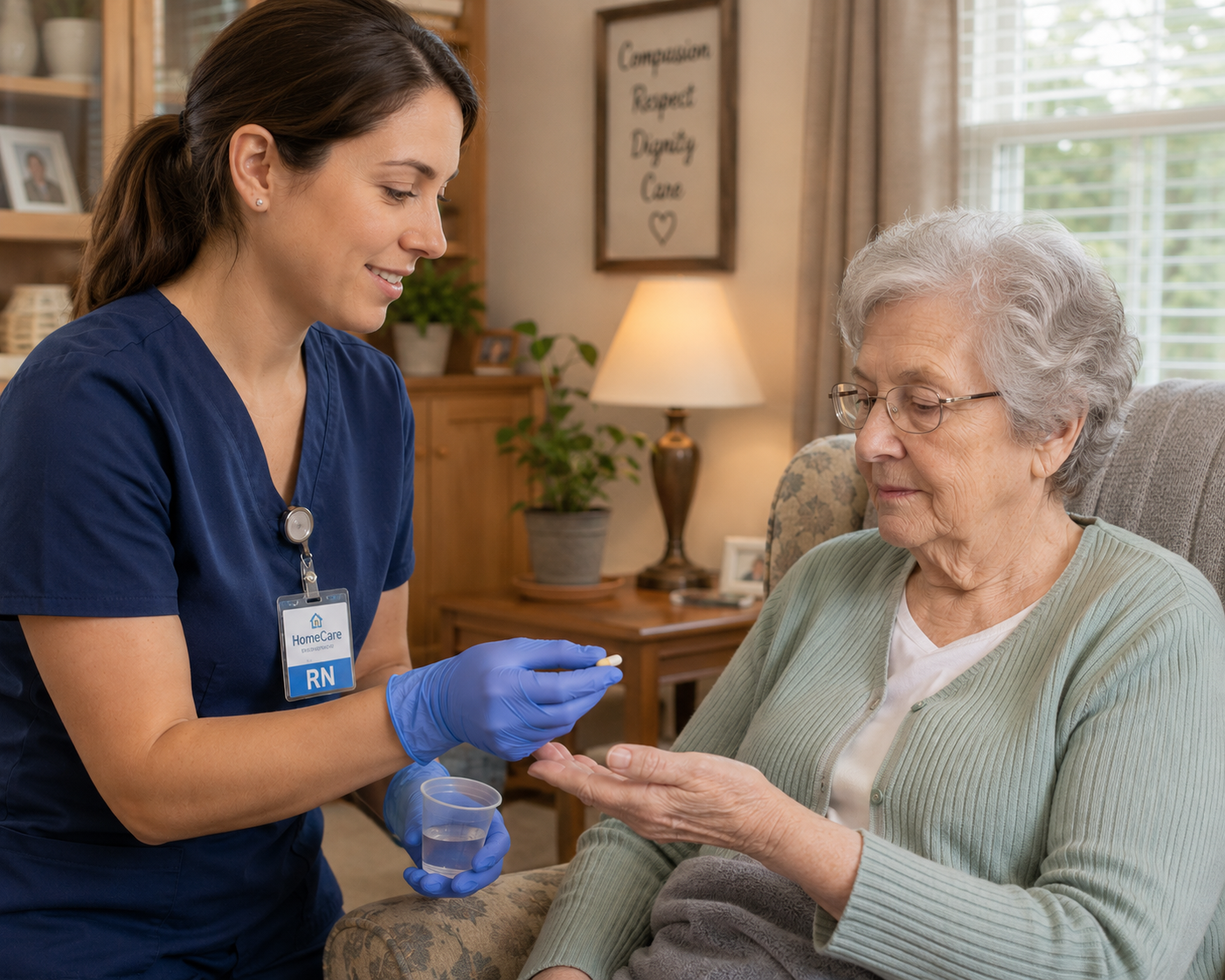 Skilled nursing care support